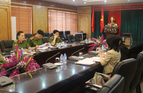 Đồng chí Phó Giám đốc Học viện bày tỏ mong muốn Văn phòng JICA tại Việt Nam tiếp tục giúp đỡ Học viện CSND
